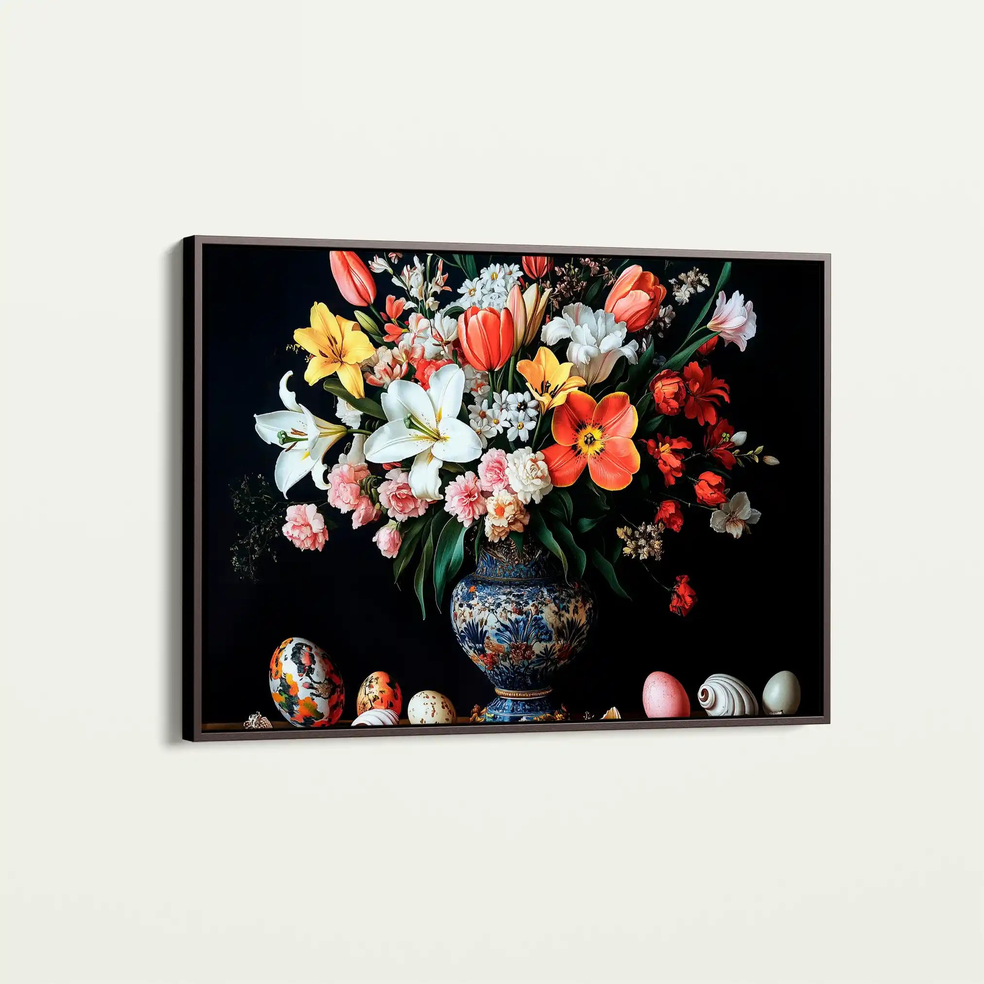 Floral Canvas Wall Art WAD1074-F 90 x 60 cm / Stretched on hidden frame