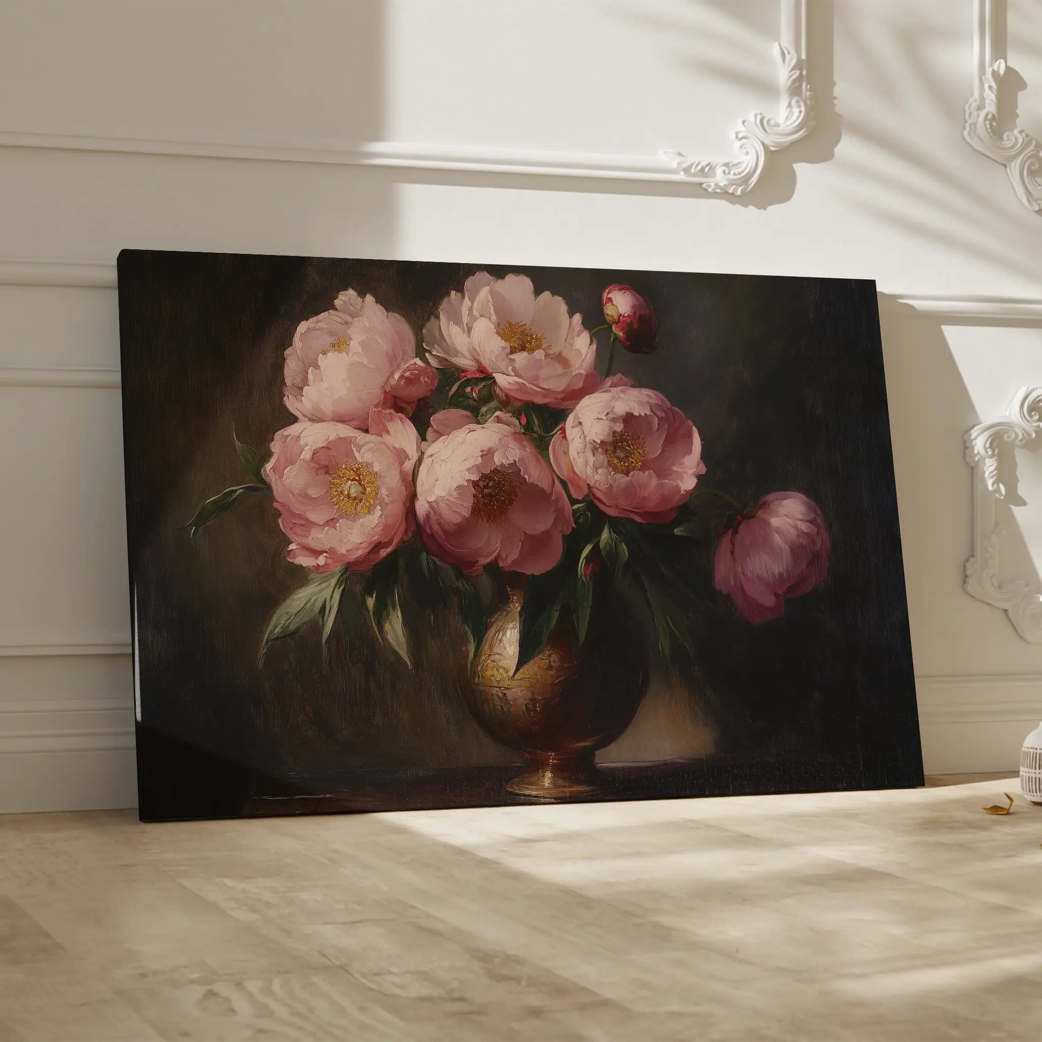 Floral Canvas Wall Art WAD1076-F 90 x 60 cm / Stretched on hidden frame