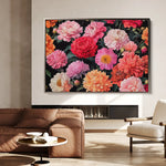 Floral Canvas Wall Art WAD1077-F 90 x 60 cm / Stretched on hidden frame