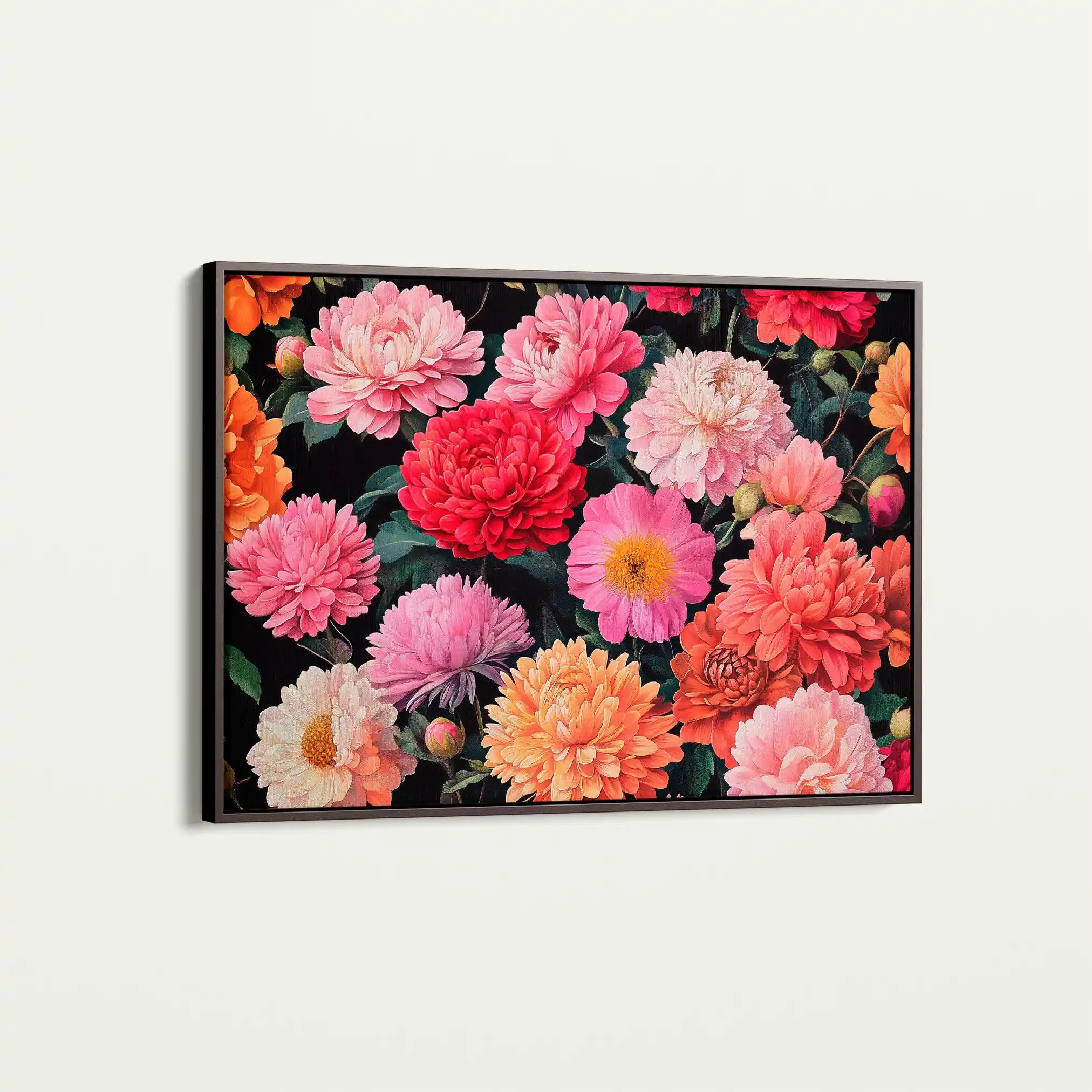 Floral Canvas Wall Art WAD1077-F 90 x 60 cm / Stretched on hidden frame
