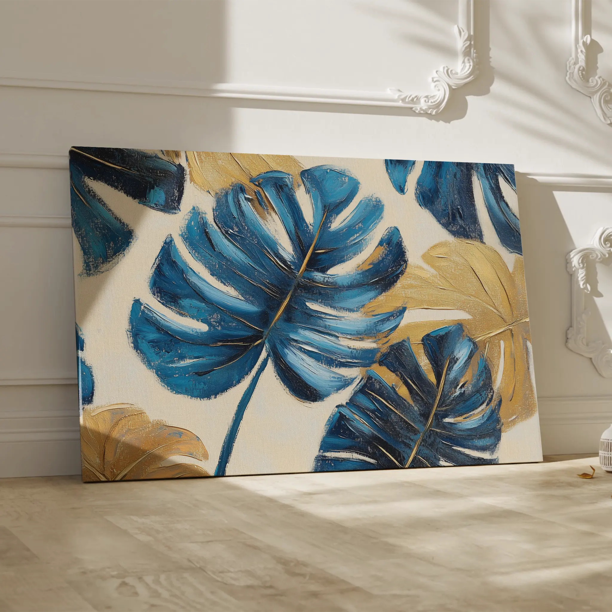 Floral Canvas Wall Art WAD1079-F 90 x 60 cm / Stretched on hidden frame