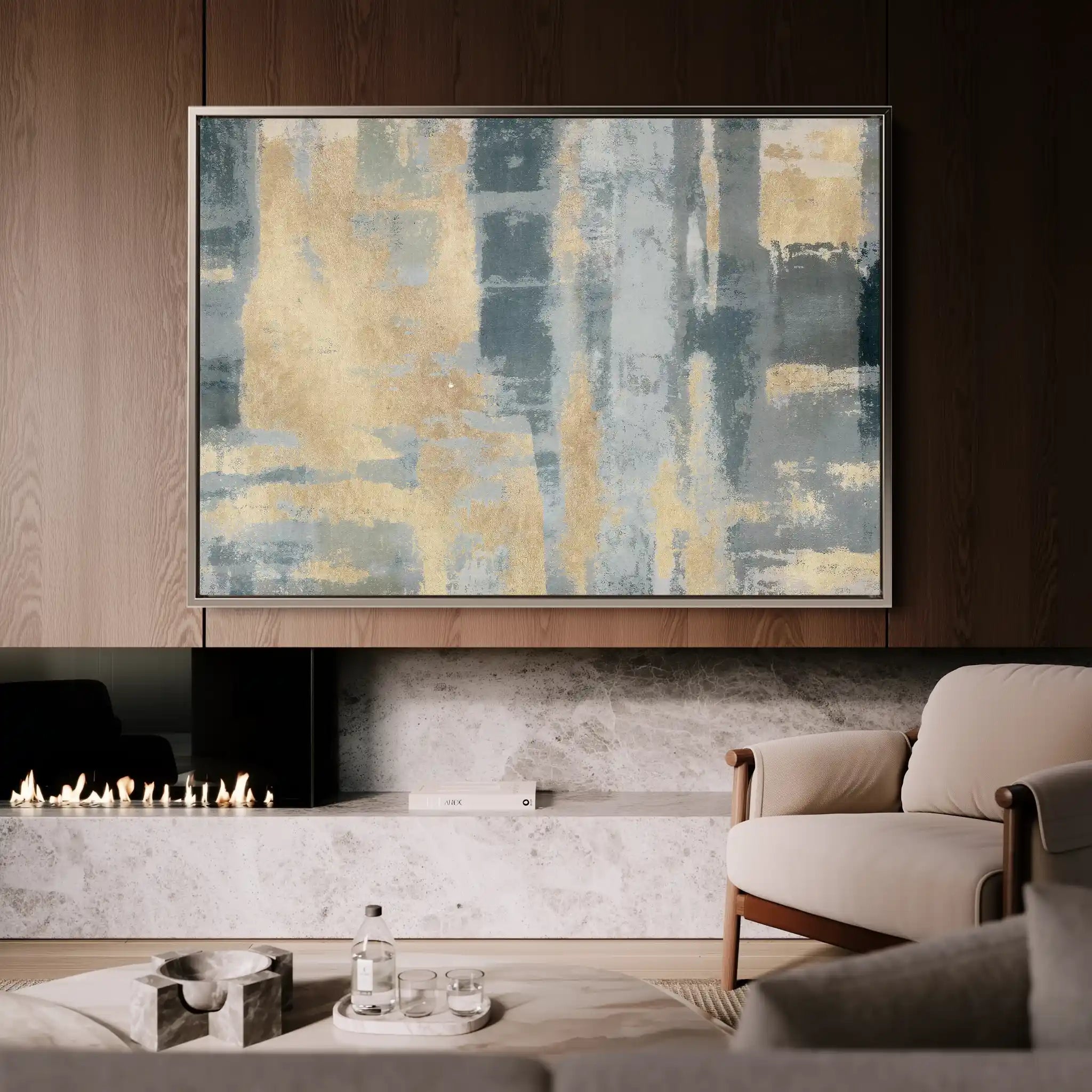 Abstract 108 Canvas Art 60 x 40 cm / Stretched on hidden frame