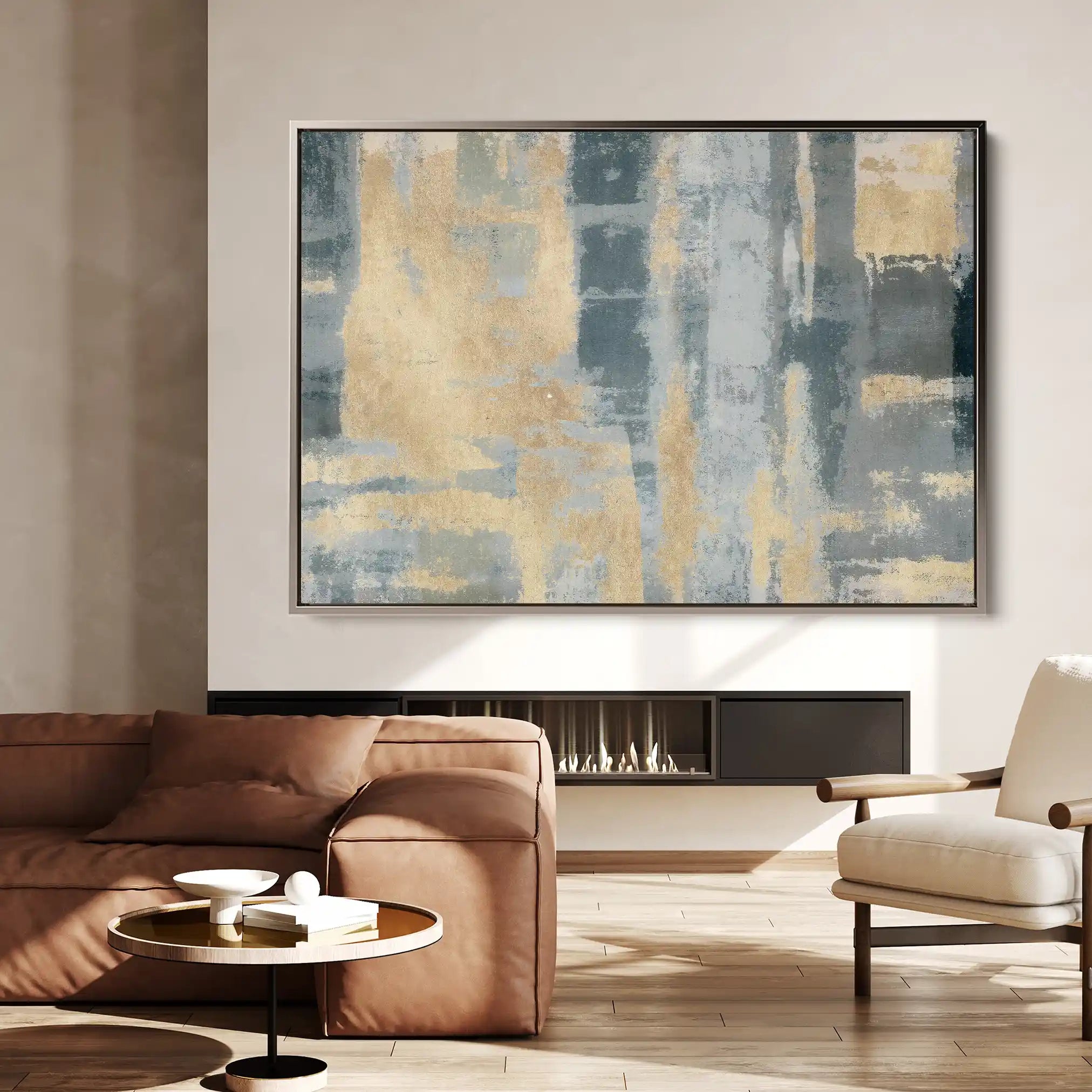 Abstract 108 Canvas Art 60 x 40 cm / Stretched on hidden frame