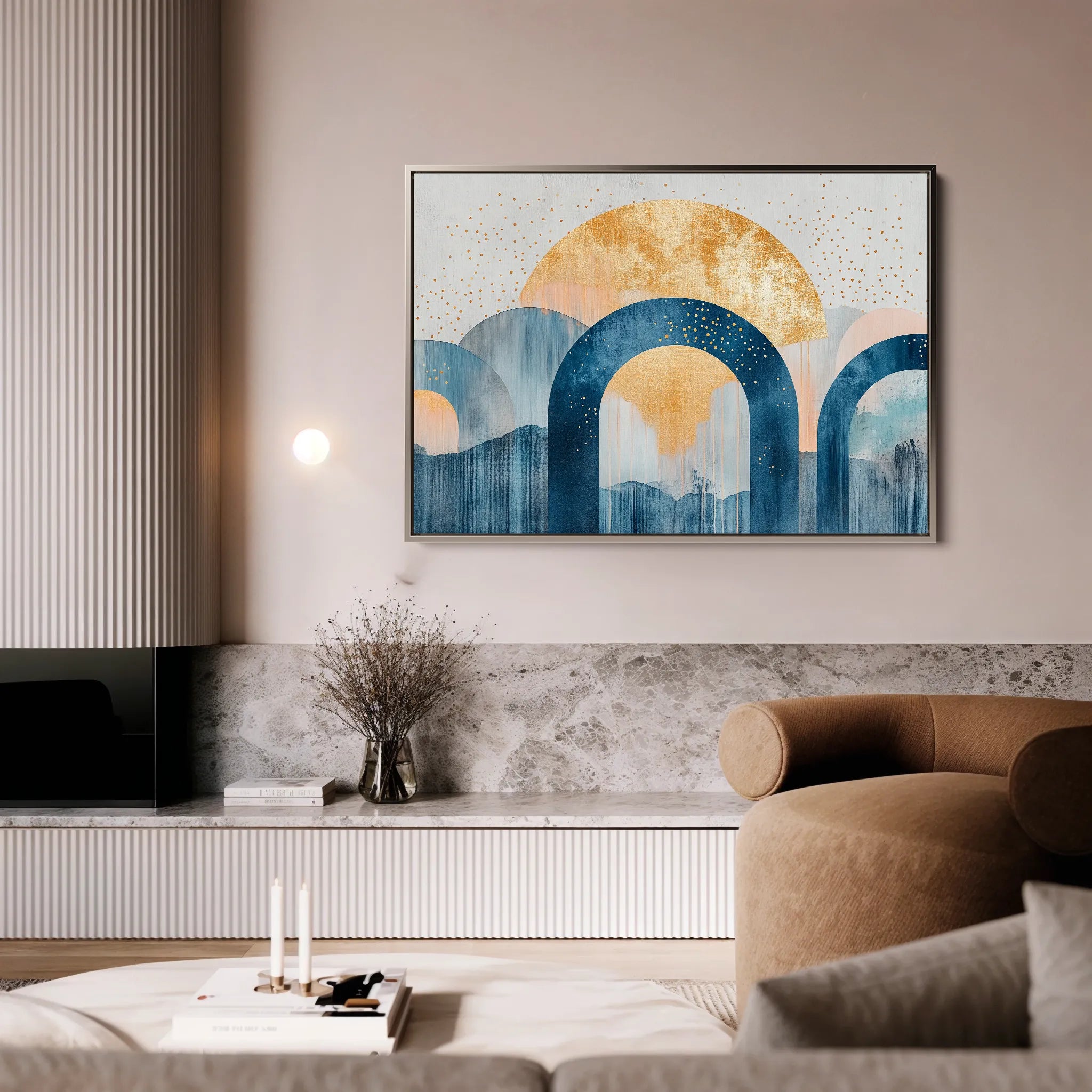Boho Canvas Wall Art WAD108-BH 90 x 60 cm / Stretched on hidden frame