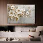 Floral Canvas Wall Art WAD108-F 90 x 60 cm / Stretched on hidden frame