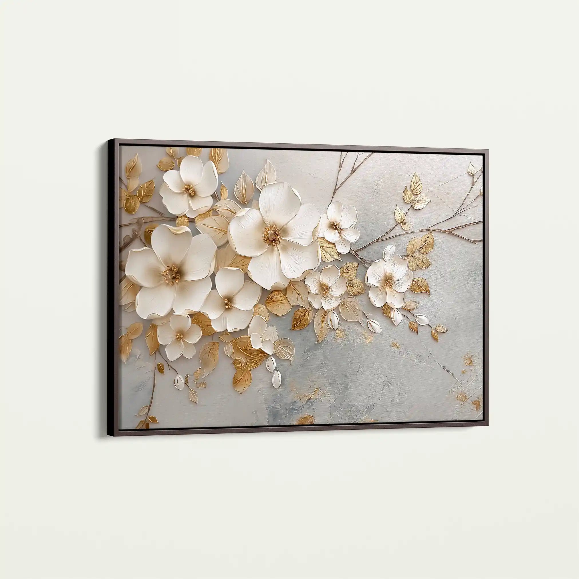 Floral Canvas Wall Art WAD108-F 90 x 60 cm / Stretched on hidden frame