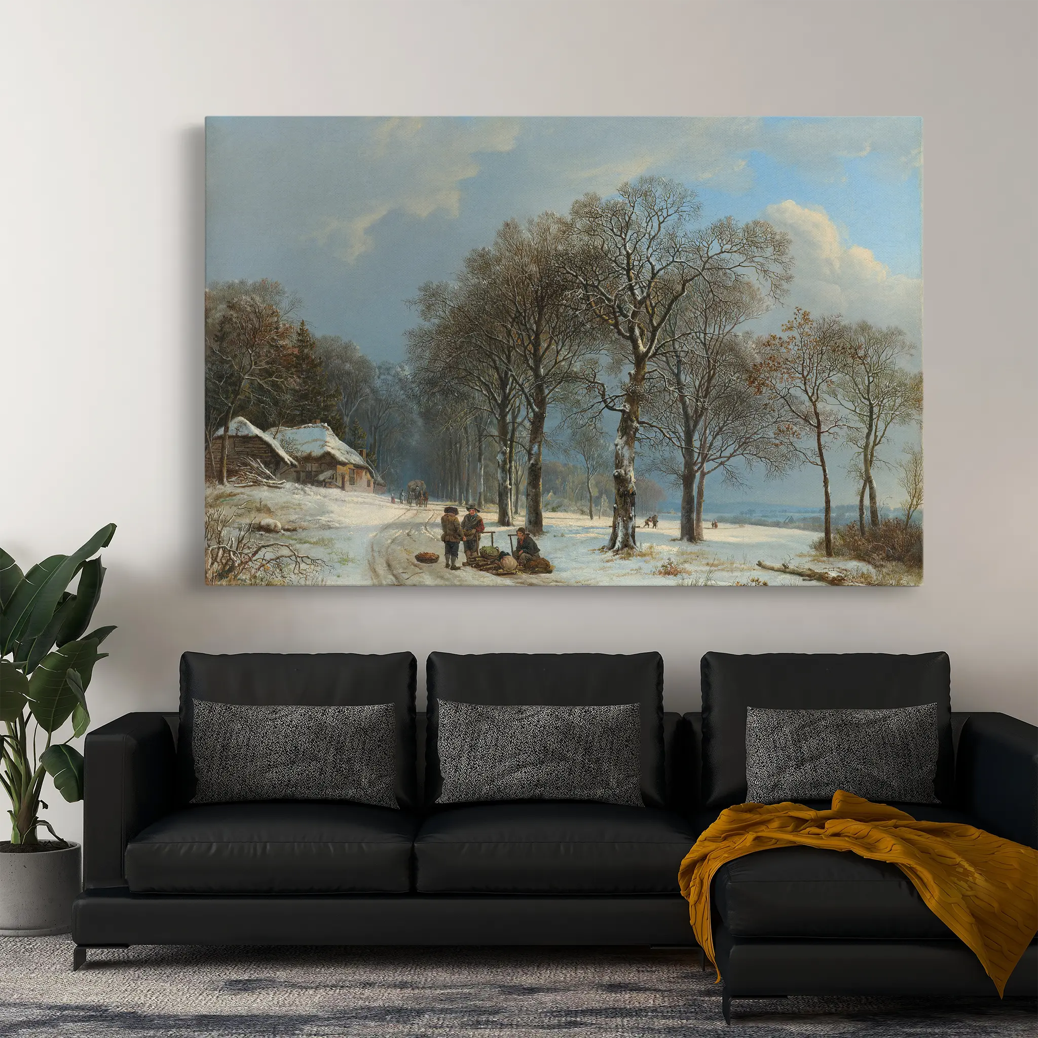 Landscape Canvas Wall Art WAD108-L 90 x 60 cm / Stretched on hidden frame