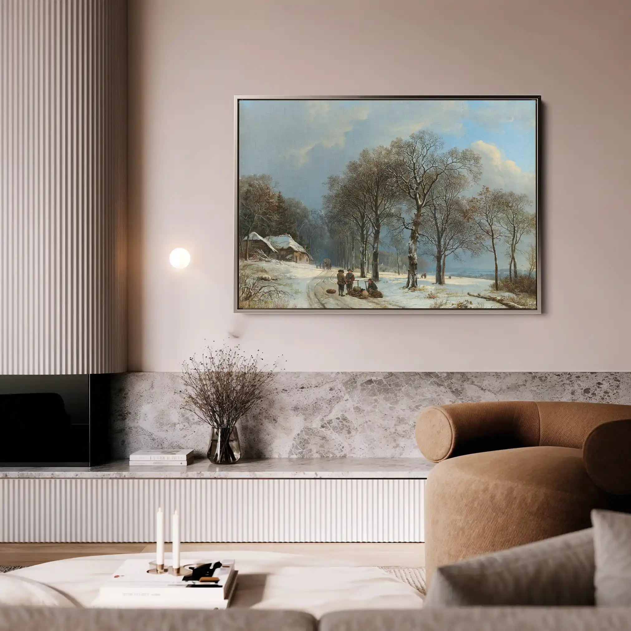 Landscape 108 Canvas Art 90 x 60 cm / Stretched on hidden frame