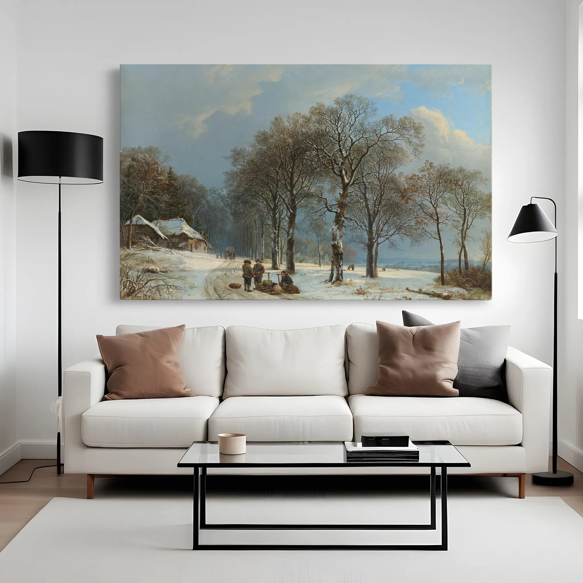 Landscape Canvas Wall Art WAD108-L 90 x 60 cm / Stretched on hidden frame