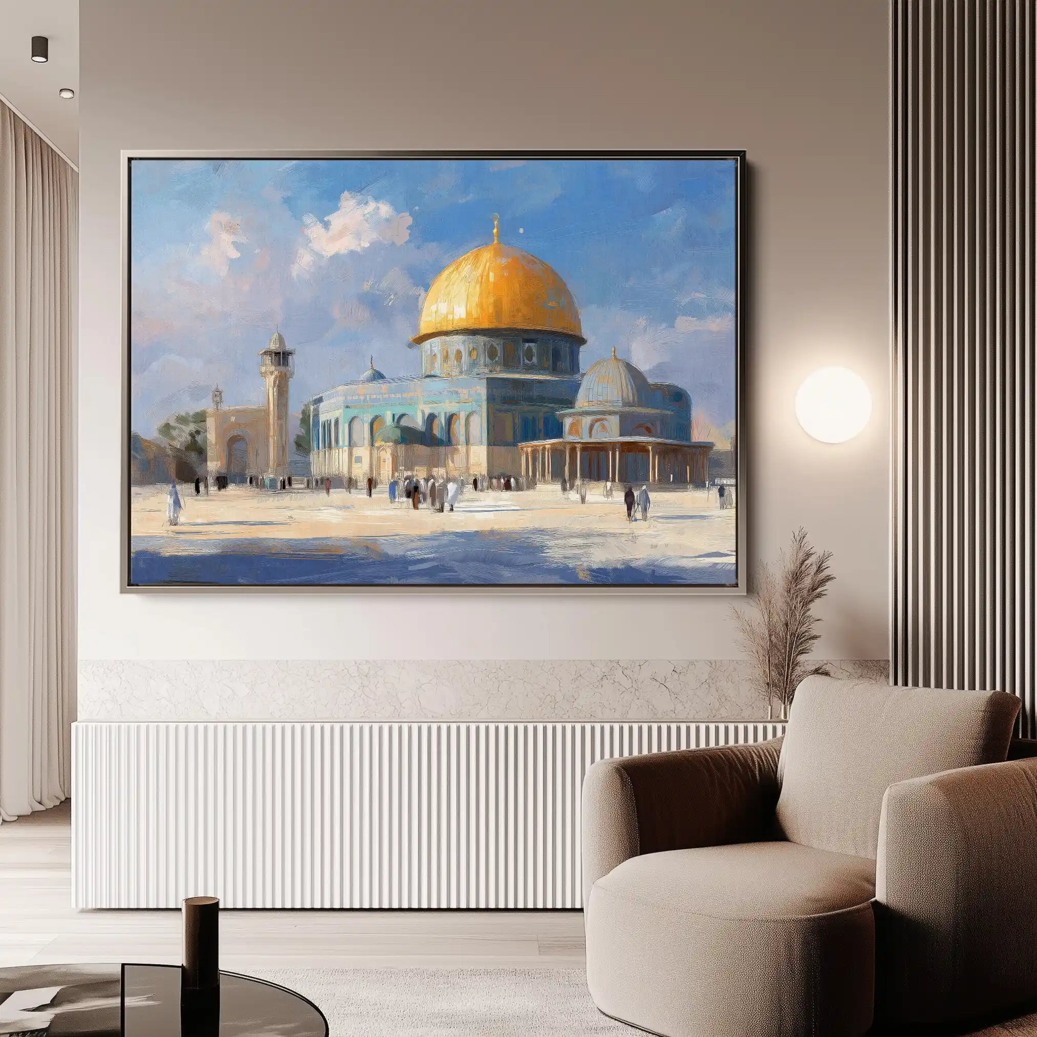 Palestine 108 Canvas Art 60 x 40 cm / Stretched on hidden frame