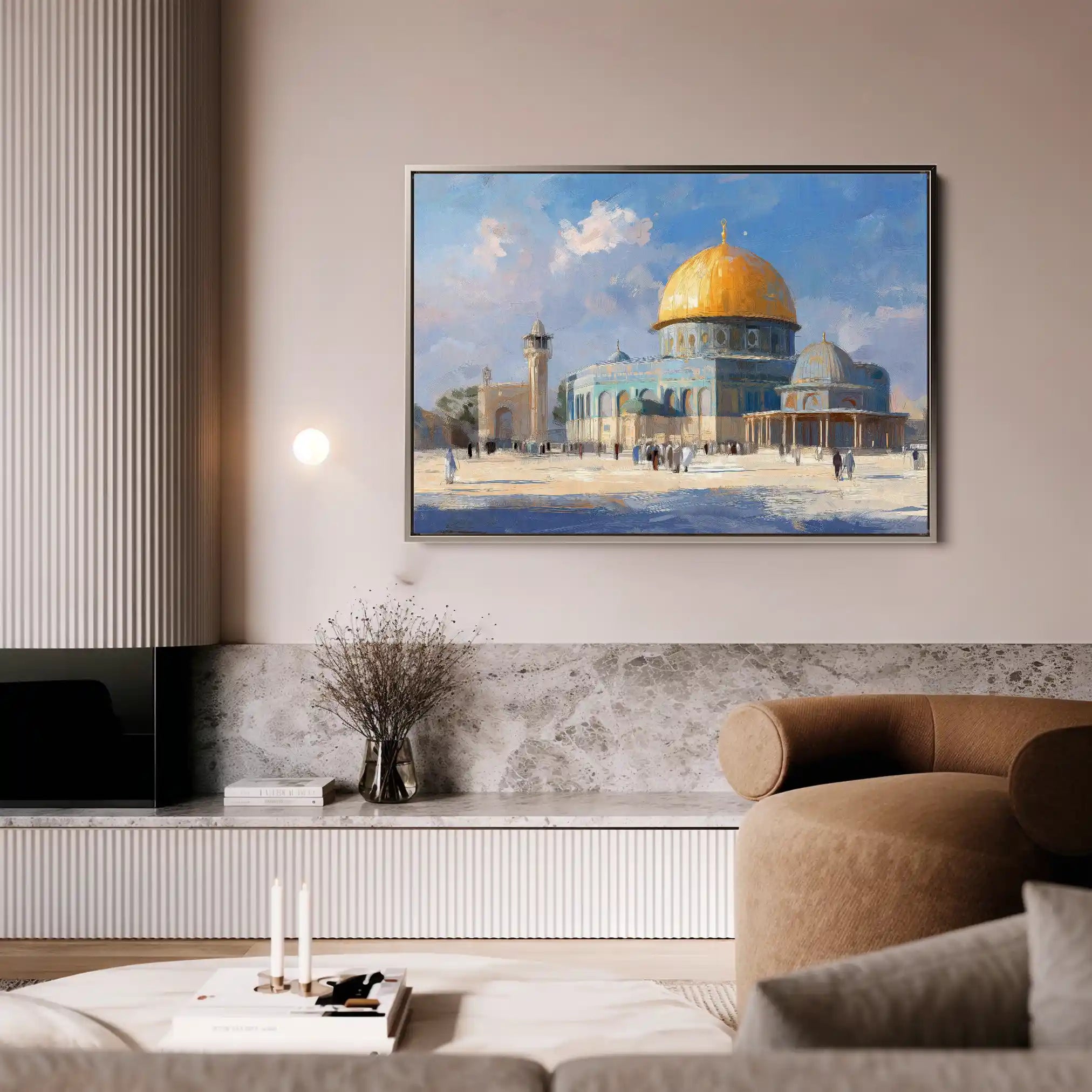 Palestine 108 Canvas Art 60 x 40 cm / Stretched on hidden frame
