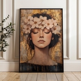 Portrait 108 Canvas Art 90 x 60 cm / Stretched on hidden frame
