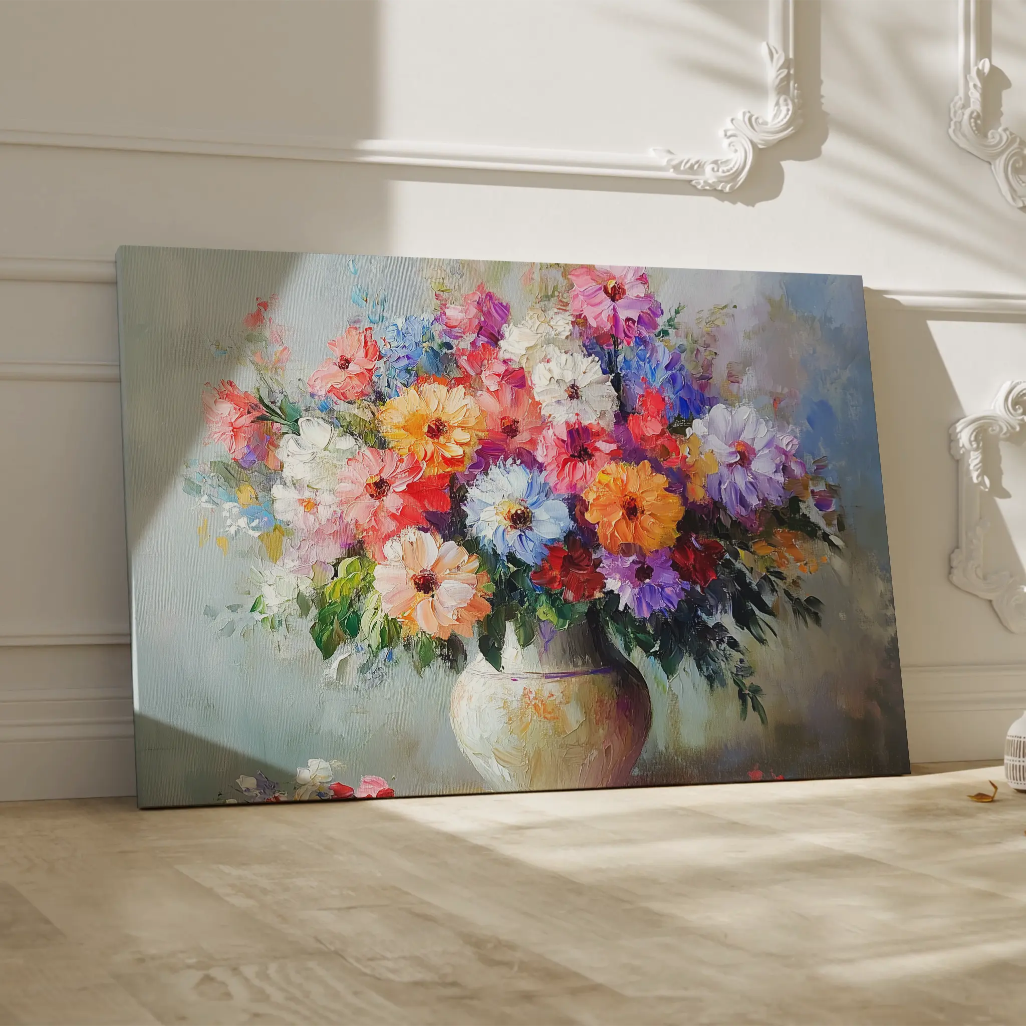 Floral Canvas Wall Art WAD1080-F 90 x 60 cm / Stretched on hidden frame