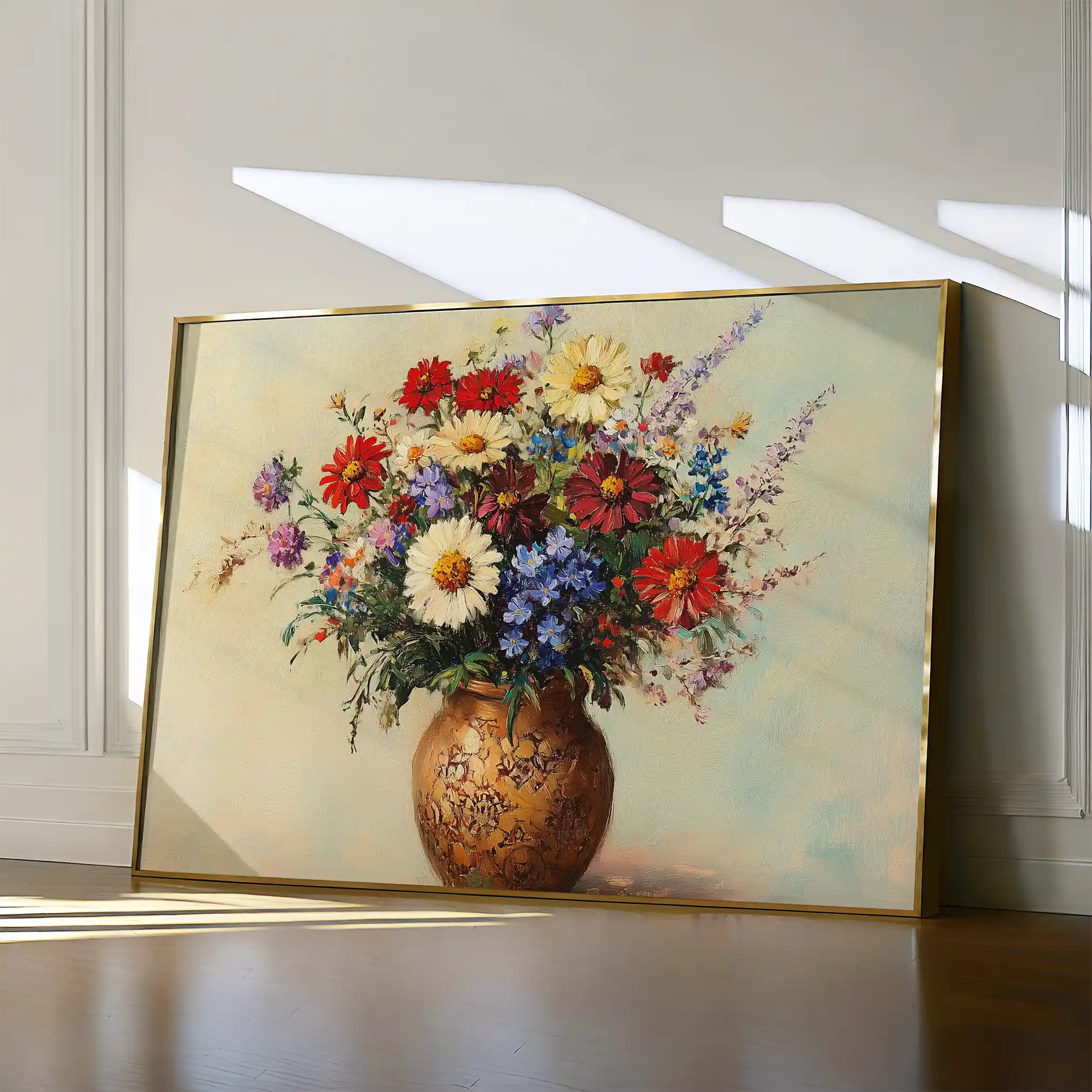 Floral Canvas Wall Art WAD1081-F 90 x 60 cm / Stretched on hidden frame
