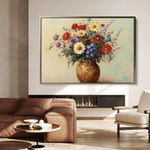 Floral Canvas Wall Art WAD1081-F 90 x 60 cm / Stretched on hidden frame