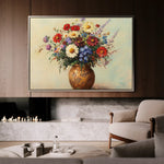 Floral Canvas Wall Art WAD1081-F 90 x 60 cm / Stretched on hidden frame