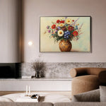 Floral Canvas Wall Art WAD1081-F 90 x 60 cm / Stretched on hidden frame
