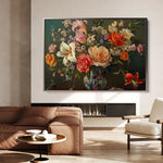 Floral Canvas Wall Art WAD1082-F 90 x 60 cm / Stretched on hidden frame