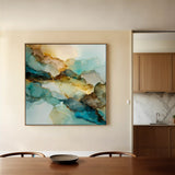 Abstract 1083 Canvas Art 60 x 60 cm / Stretched on hidden frame