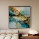 Abstract 1083 Canvas Art 60 x 60 cm / Stretched on hidden frame