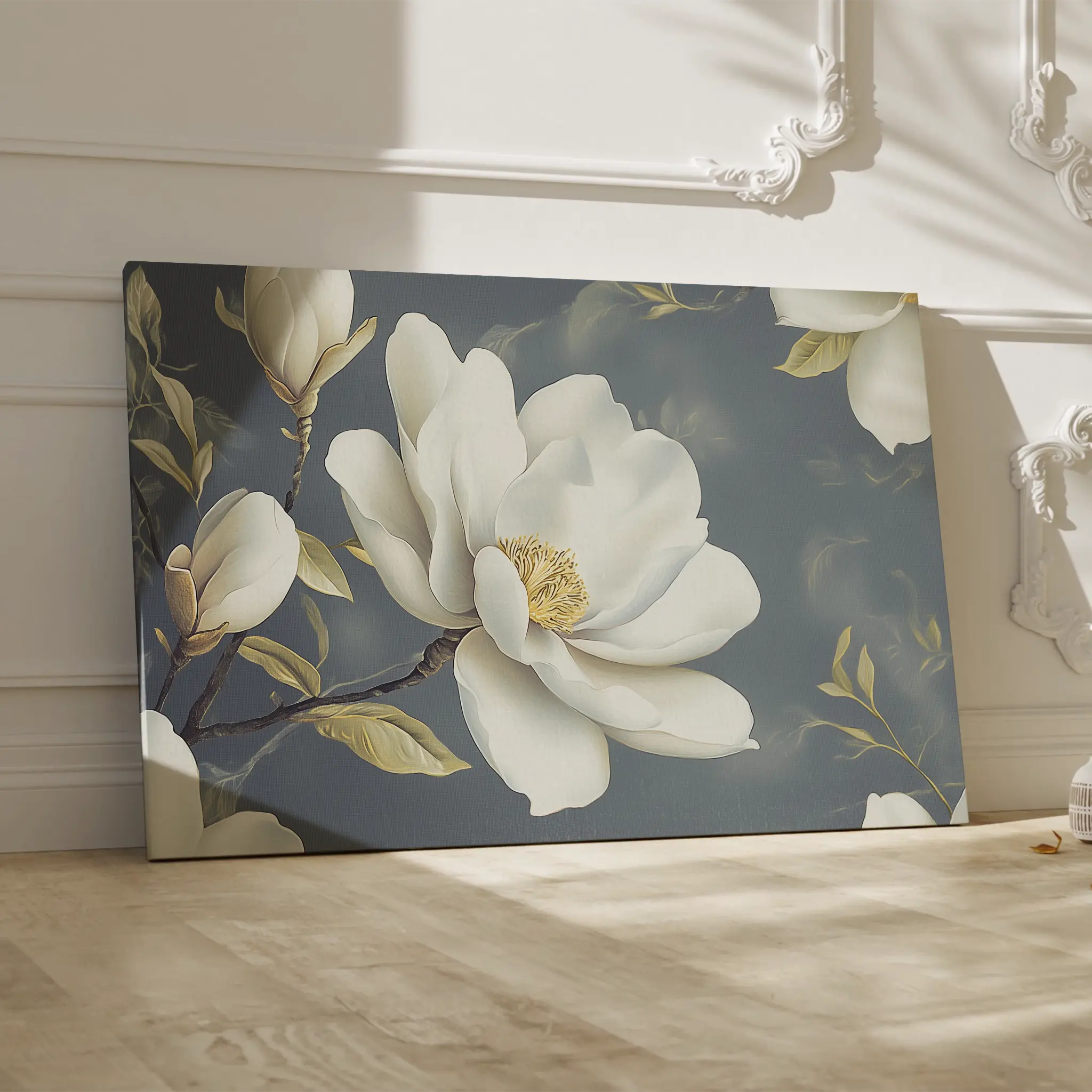 Floral Canvas Wall Art WAD1084-F 90 x 60 cm / Stretched on hidden frame