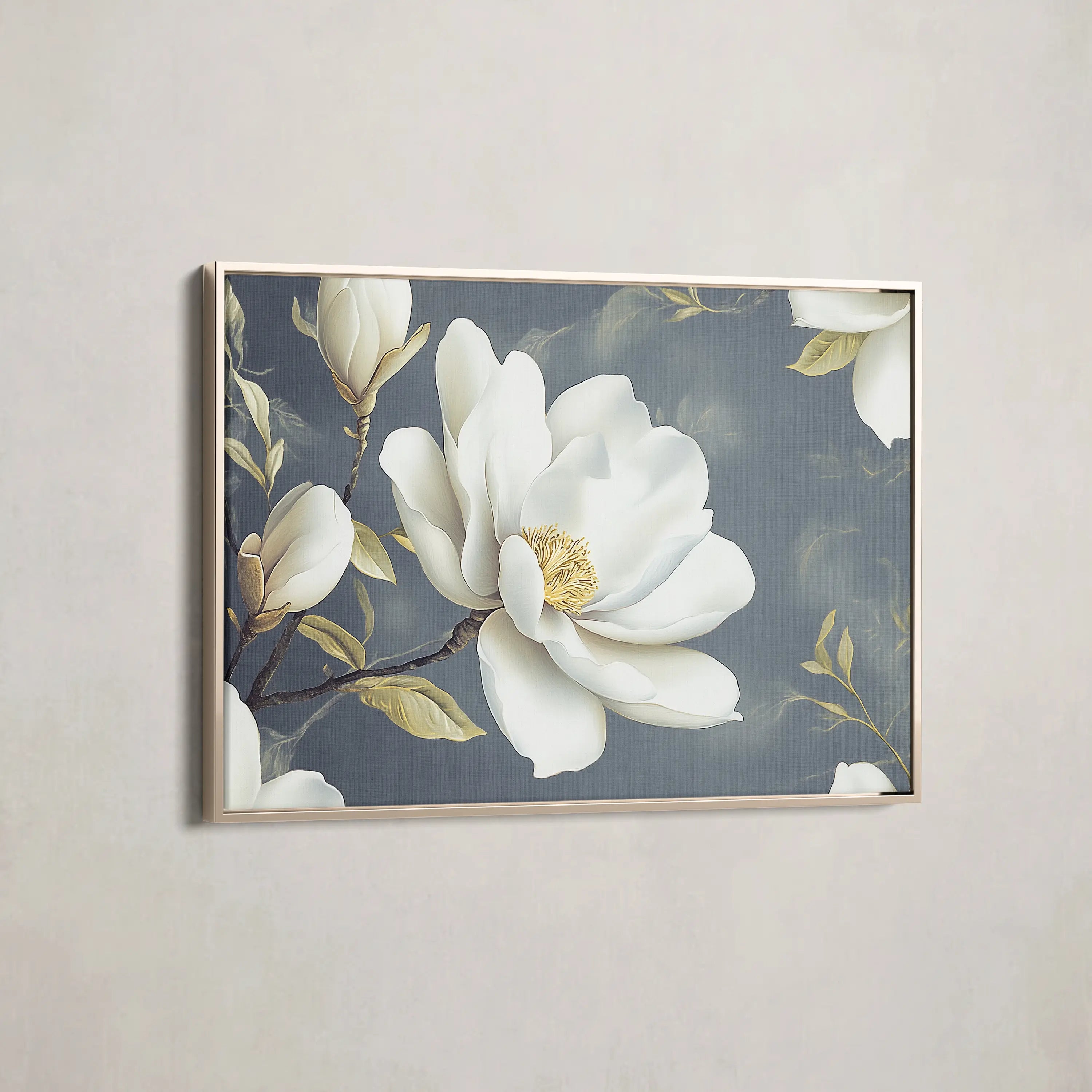 Floral Canvas Wall Art WAD1084-F 90 x 60 cm / Stretched on hidden frame