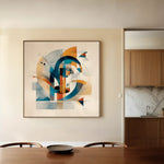 Abstract 1085 Canvas Art 60 x 60 cm / Stretched on hidden frame