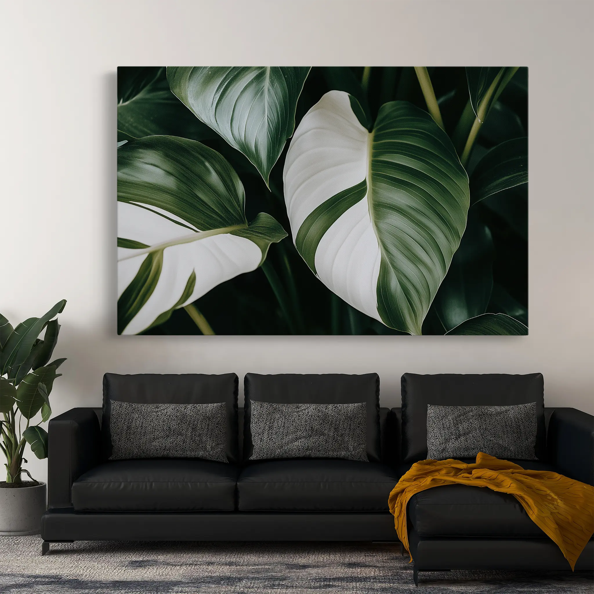 Floral Canvas Wall Art WAD1085-F 90 x 60 cm / Stretched on hidden frame