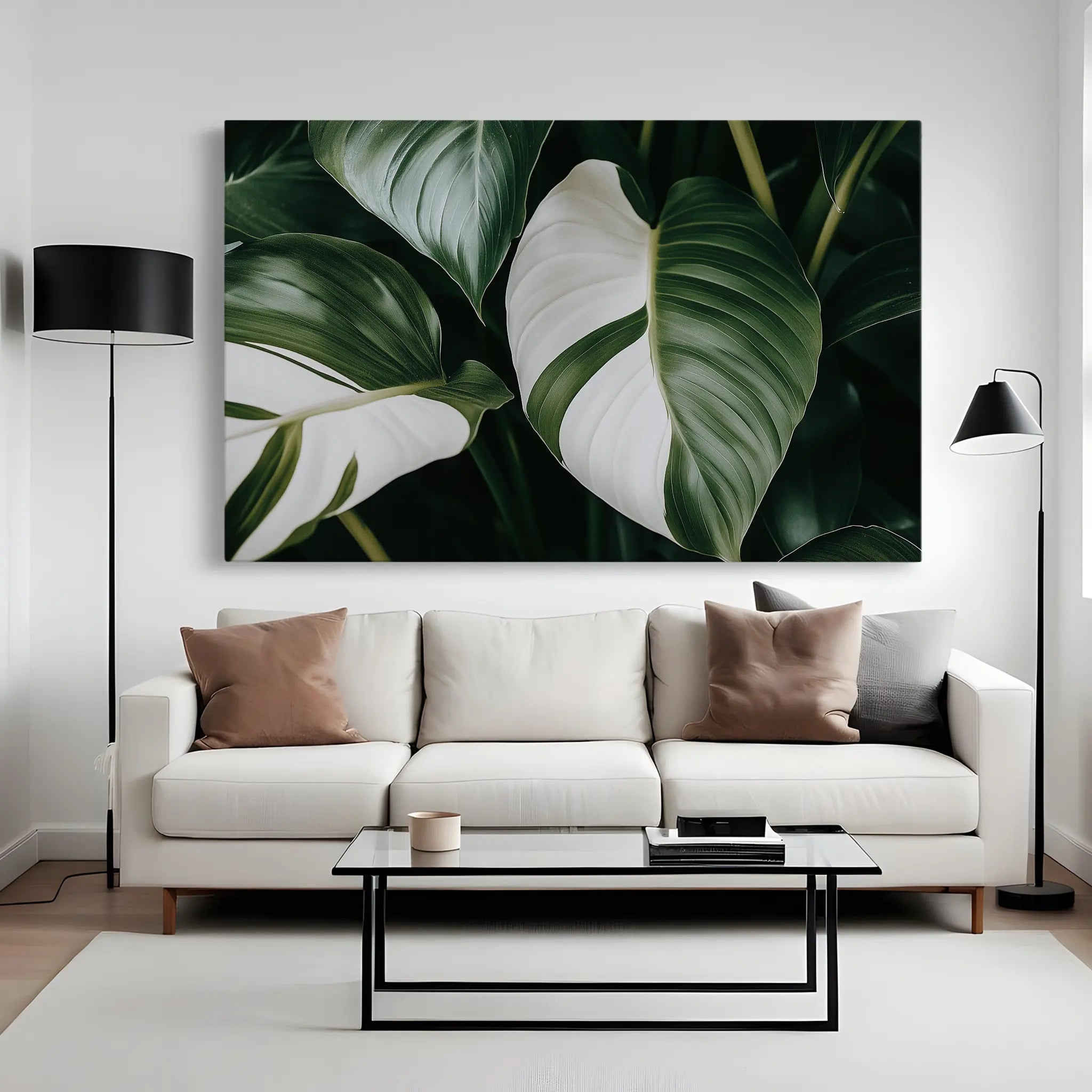 Floral Canvas Wall Art WAD1085-F 90 x 60 cm / Stretched on hidden frame