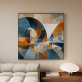 Abstract 1087 Canvas Art 60 x 60 cm / Stretched on hidden frame