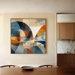 Abstract 1087 Canvas Art 60 x 60 cm / Stretched on hidden frame