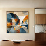 Abstract 1087 Canvas Art 60 x 60 cm / Stretched on hidden frame
