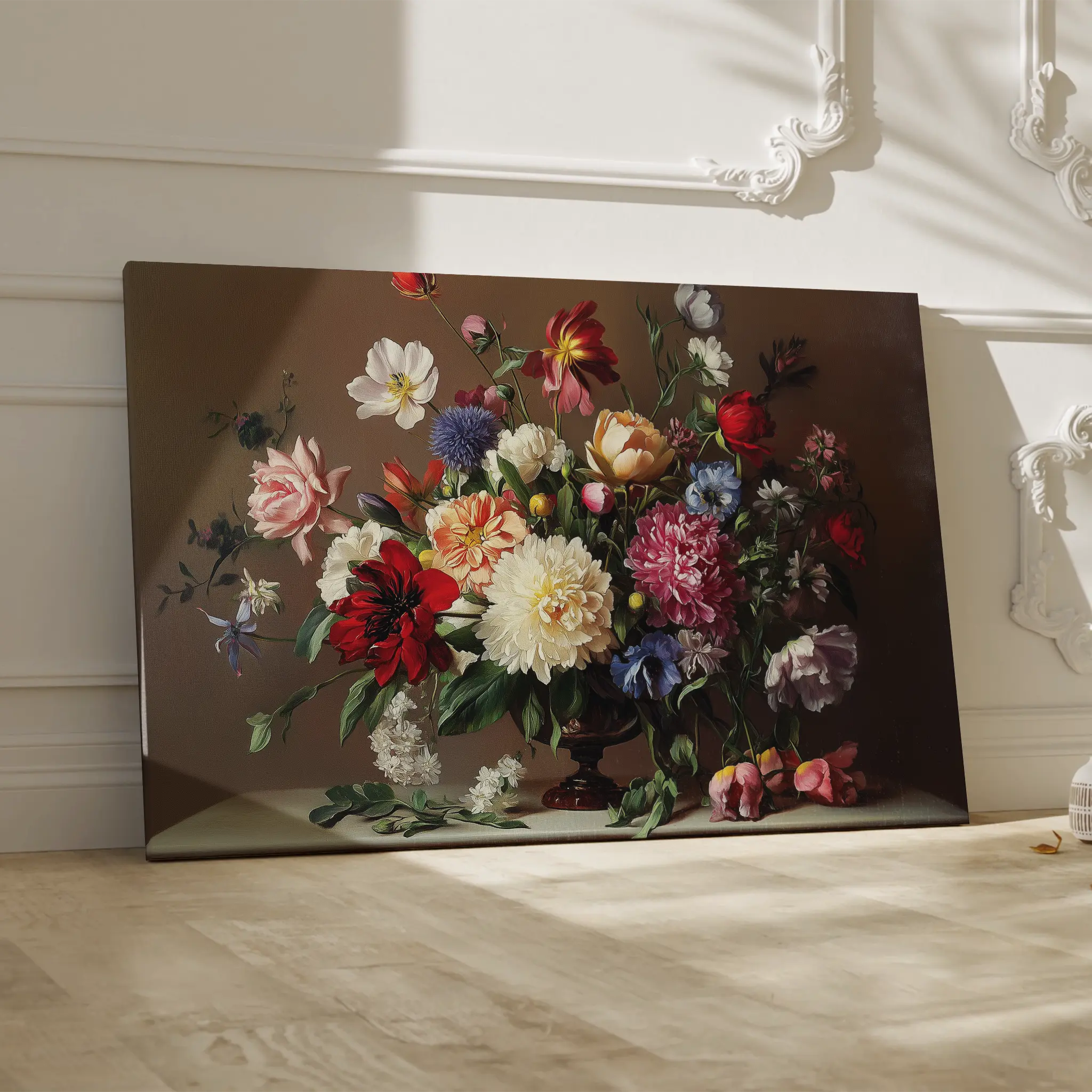 Floral Canvas Wall Art WAD1088-F 90 x 60 cm / Stretched on hidden frame