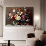 Floral Canvas Wall Art WAD1088-F 90 x 60 cm / Stretched on hidden frame