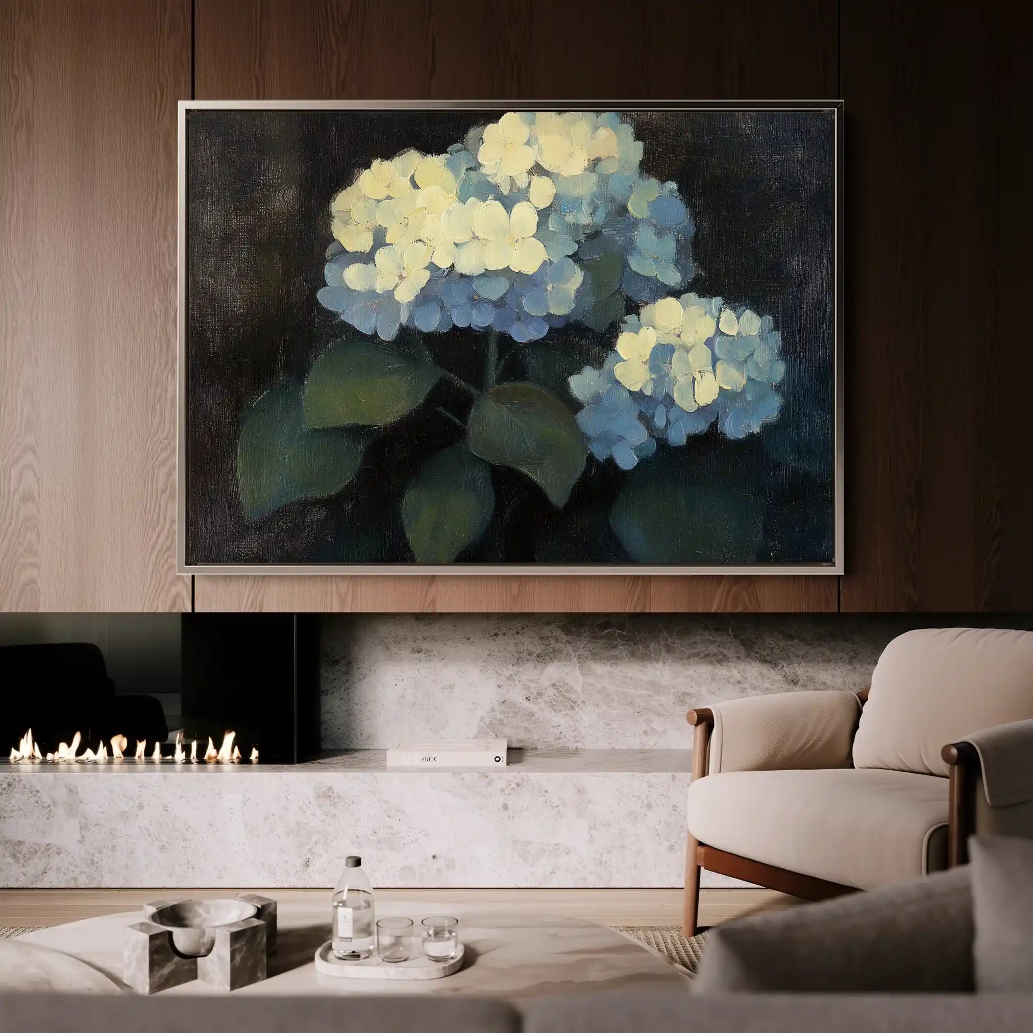 Floral Canvas Wall Art WAD1089-F 90 x 60 cm / Stretched on hidden frame