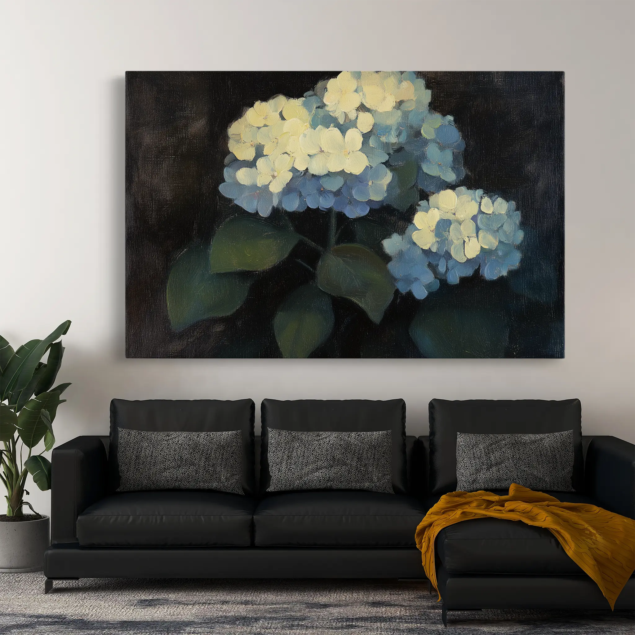 Floral Canvas Wall Art WAD1089-F 90 x 60 cm / Stretched on hidden frame