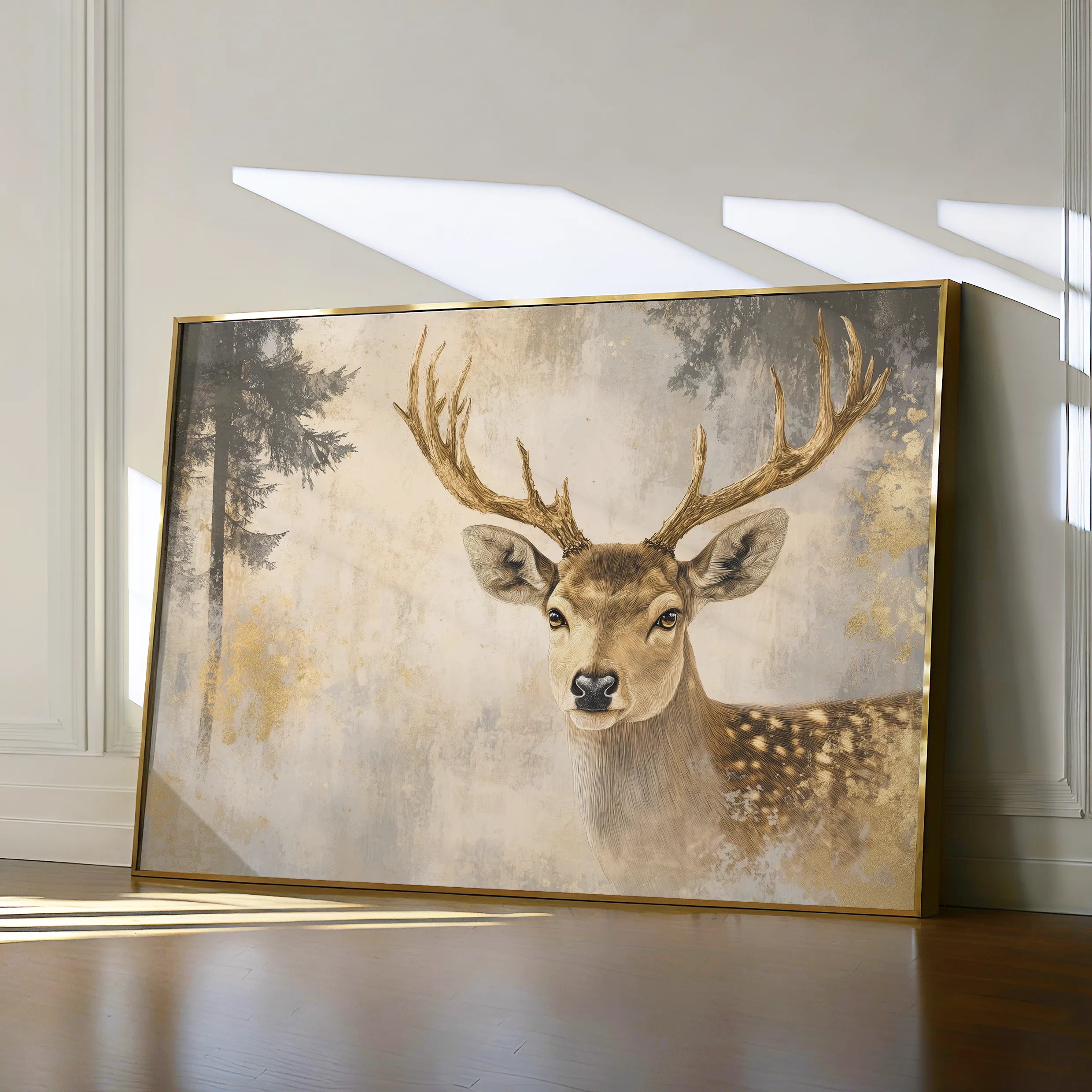 Animals Canvas Wall Art WAD109-AN 90 x 60 cm / Stretched on hidden frame