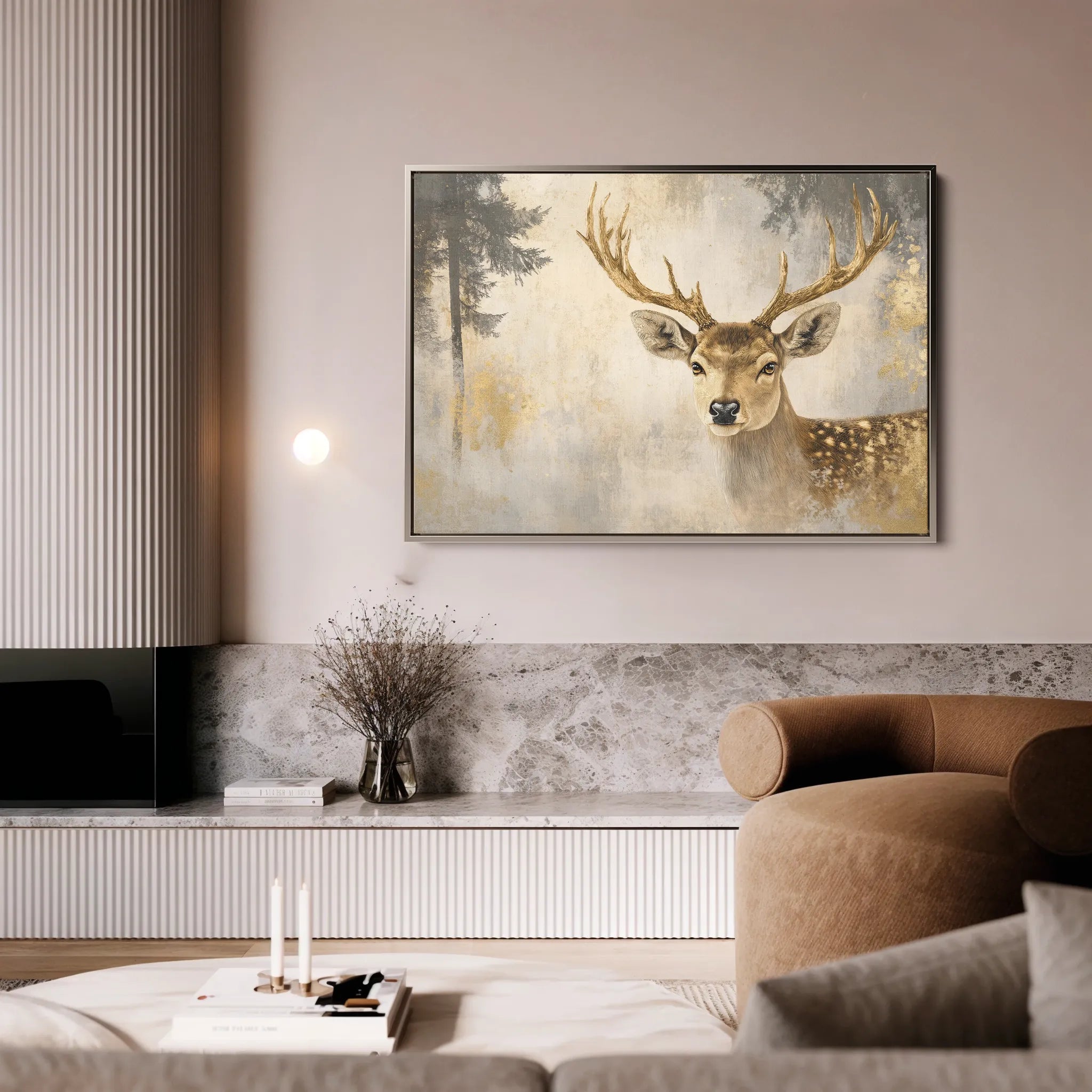Animals Canvas Wall Art WAD109-AN 90 x 60 cm / Stretched on hidden frame