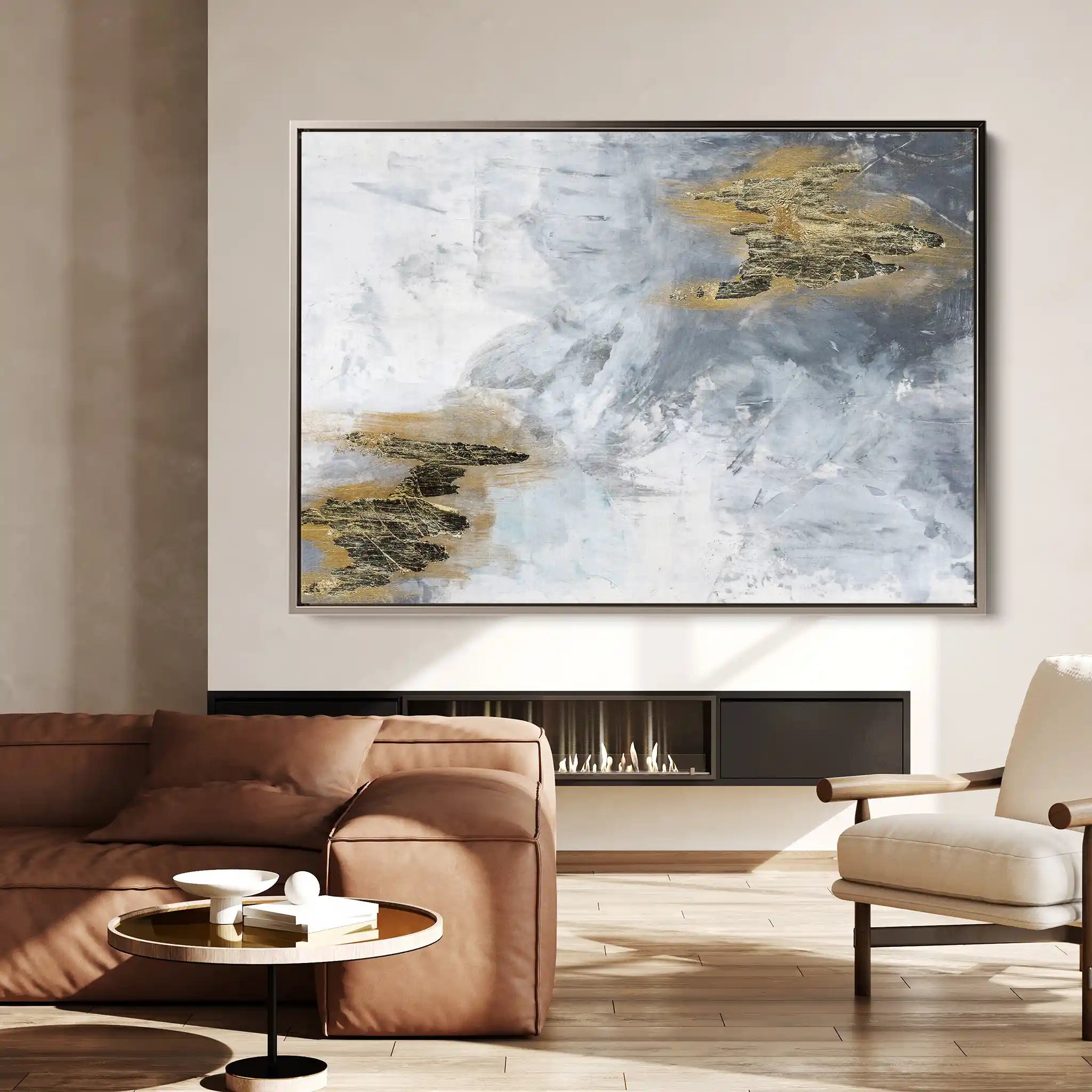 Abstract 109 Canvas Art 60 x 40 cm / Stretched on hidden frame