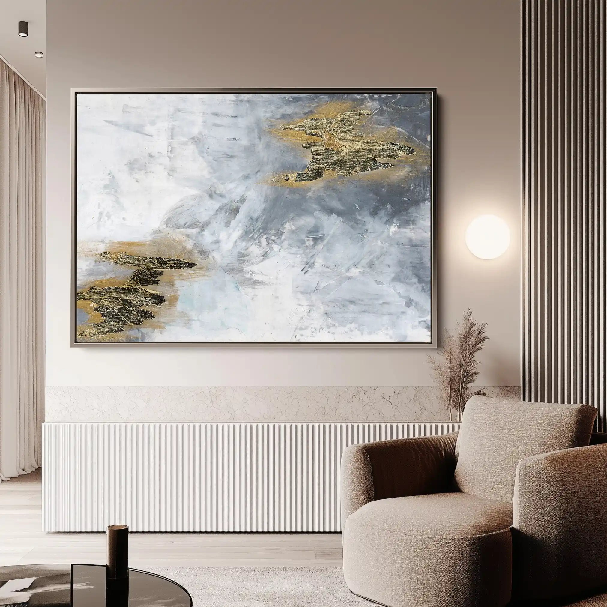 Abstract 109 Canvas Art 60 x 40 cm / Stretched on hidden frame