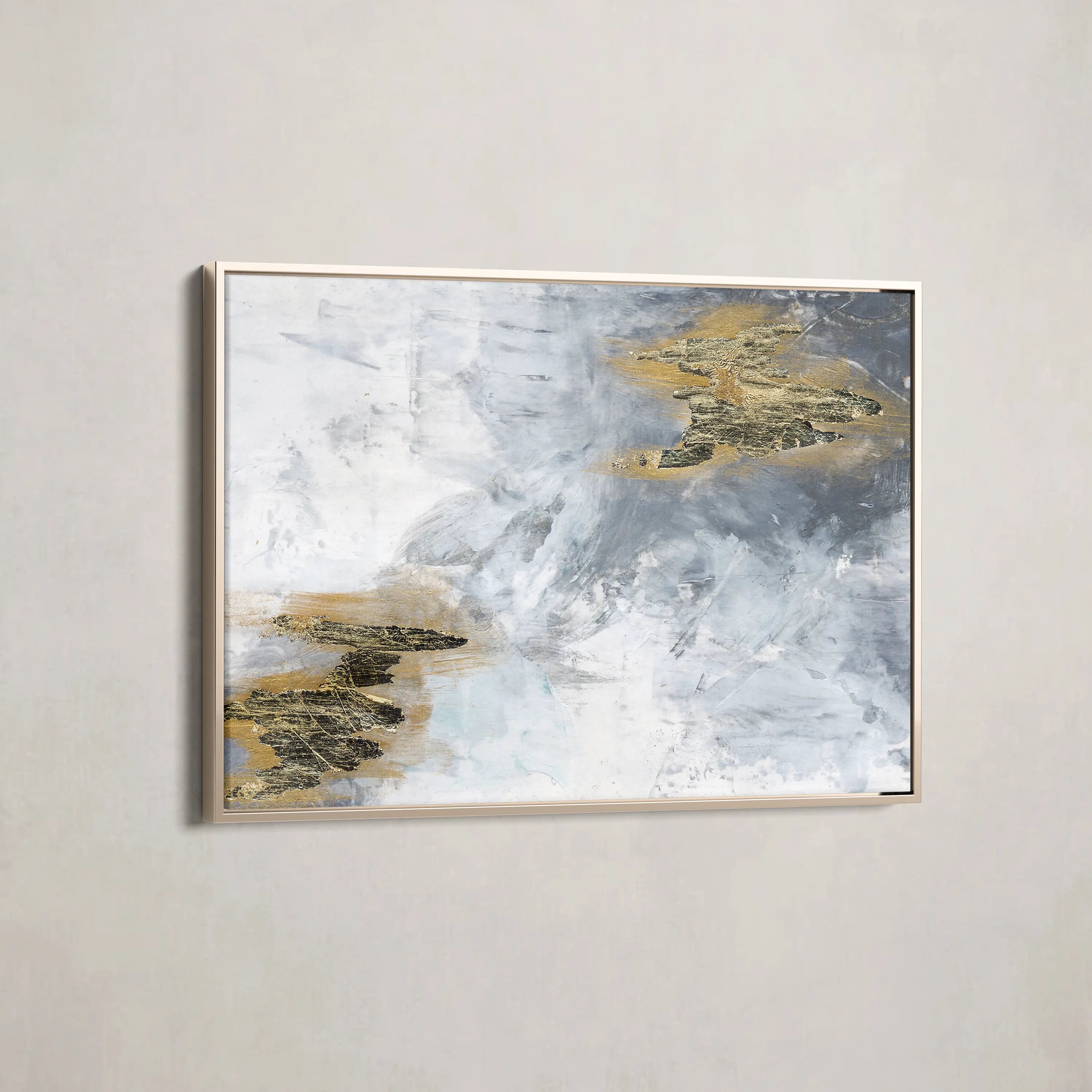 Abstract Canvas Wall Art WAD109-A 90 x 60 cm / Stretched on hidden frame