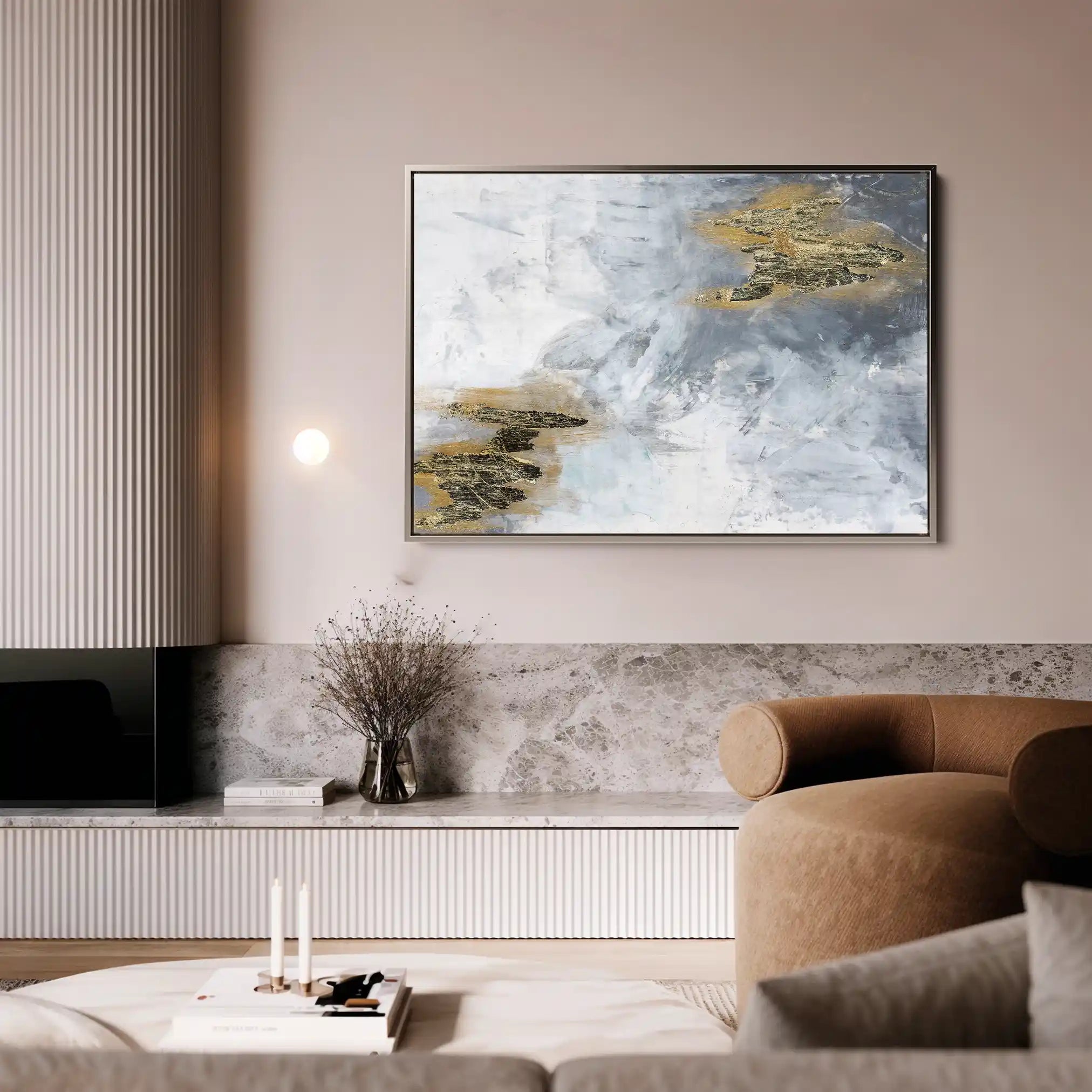 Abstract 109 Canvas Art 60 x 40 cm / Stretched on hidden frame