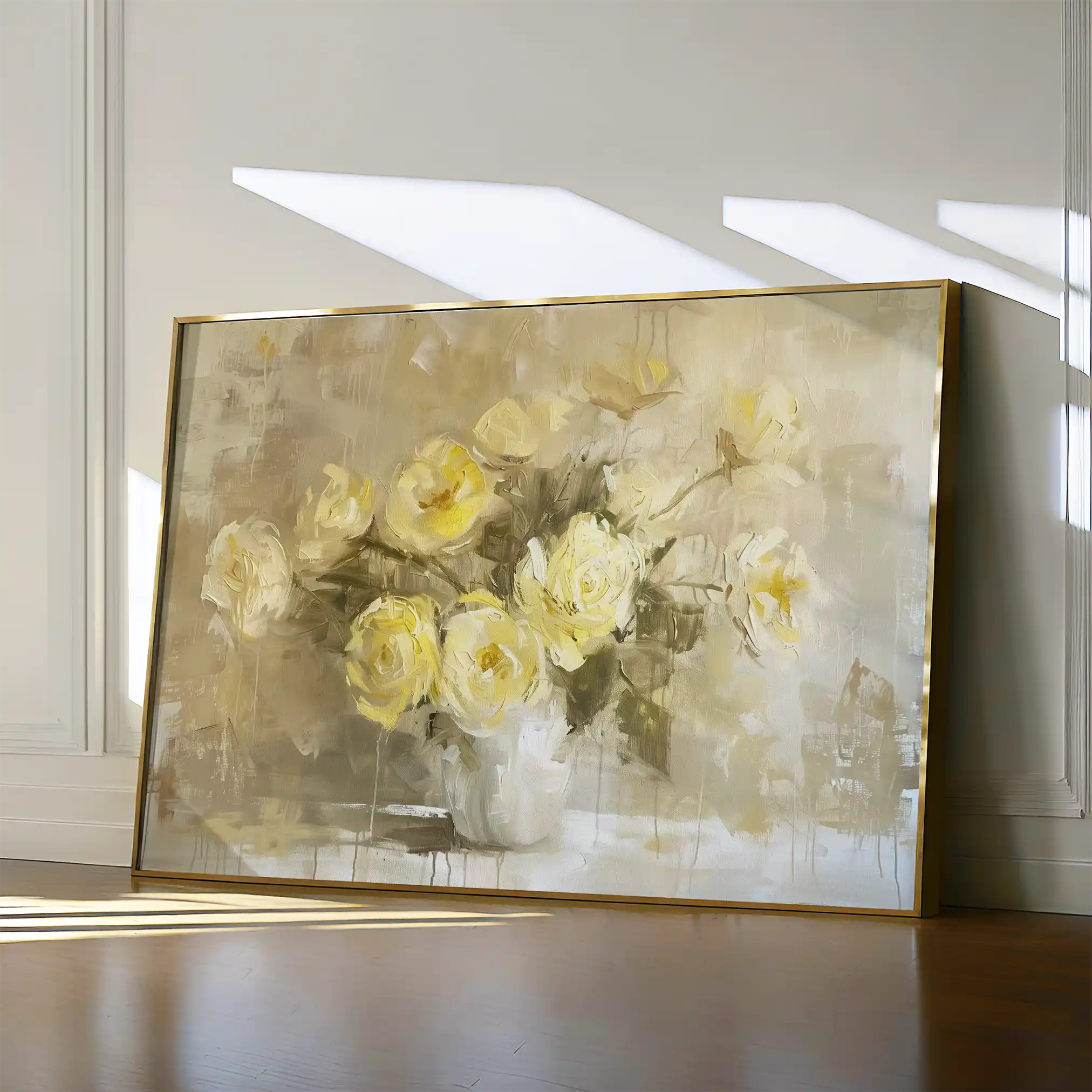 Floral Canvas Wall Art WAD109-F 90 x 60 cm / Stretched on hidden frame