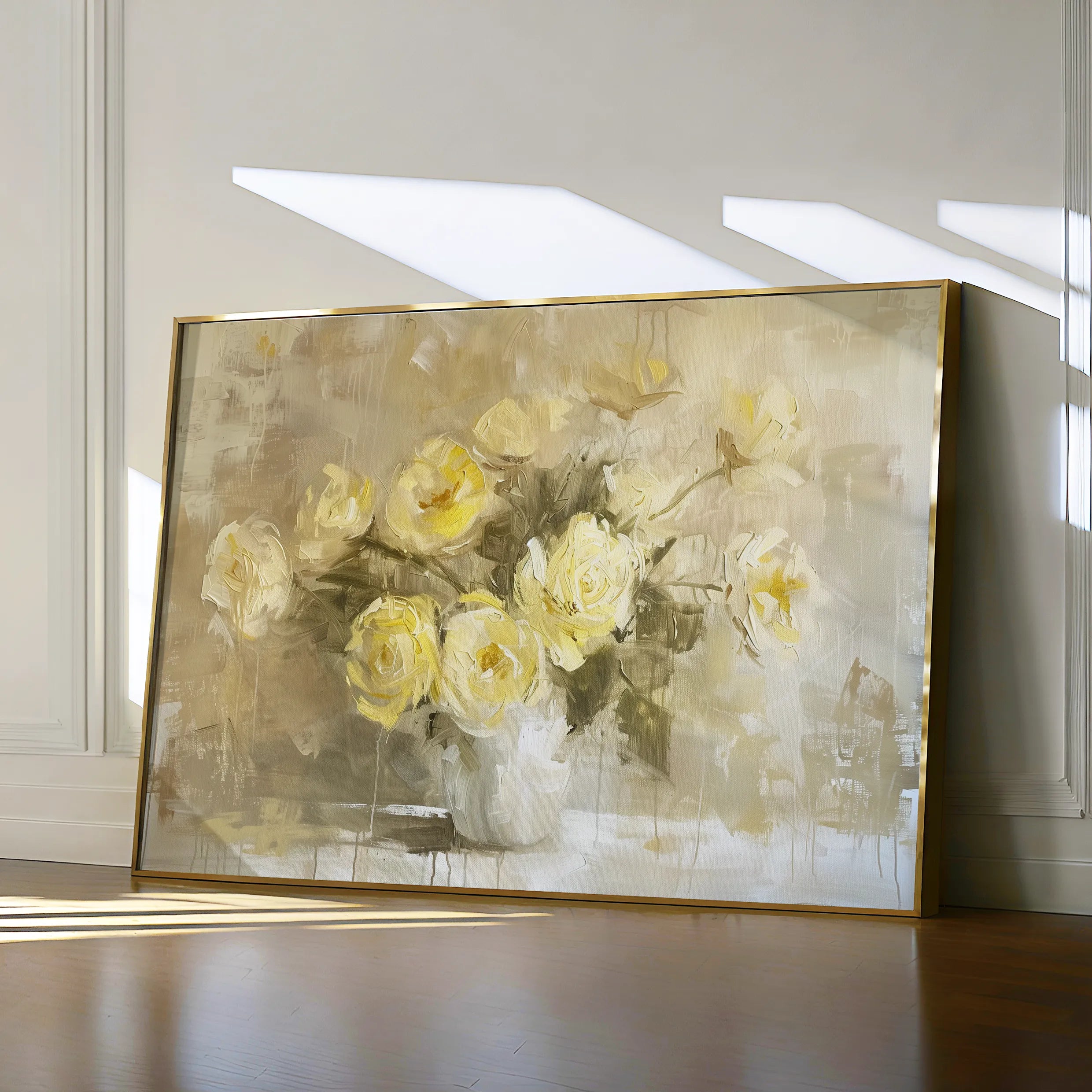 Floral Canvas Wall Art WAD109-F 90 x 60 cm / Stretched on hidden frame