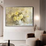 Floral Canvas Wall Art WAD109-F 90 x 60 cm / Stretched on hidden frame