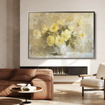 Floral Canvas Wall Art WAD109-F 90 x 60 cm / Stretched on hidden frame