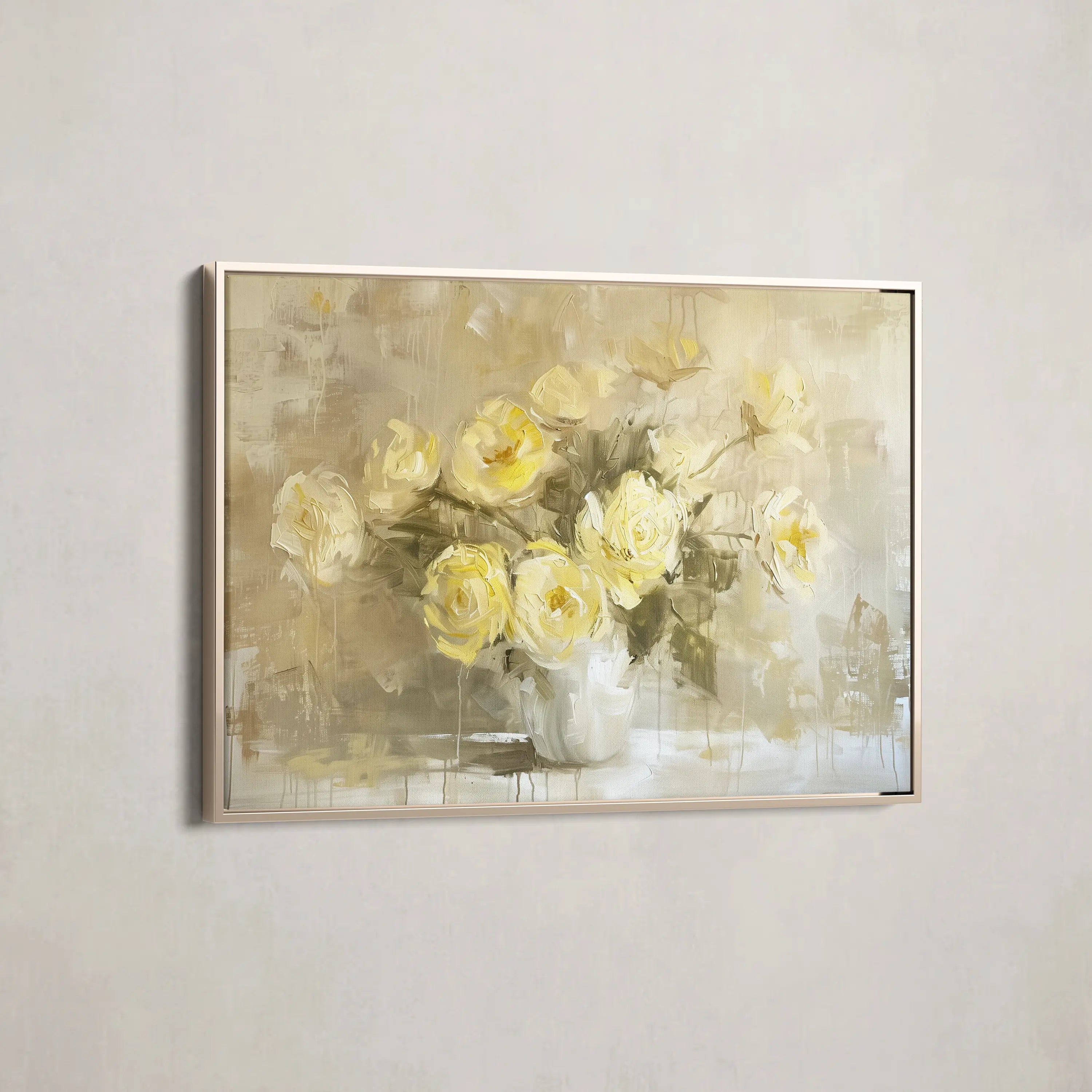 Floral Canvas Wall Art WAD109-F 90 x 60 cm / Stretched on hidden frame