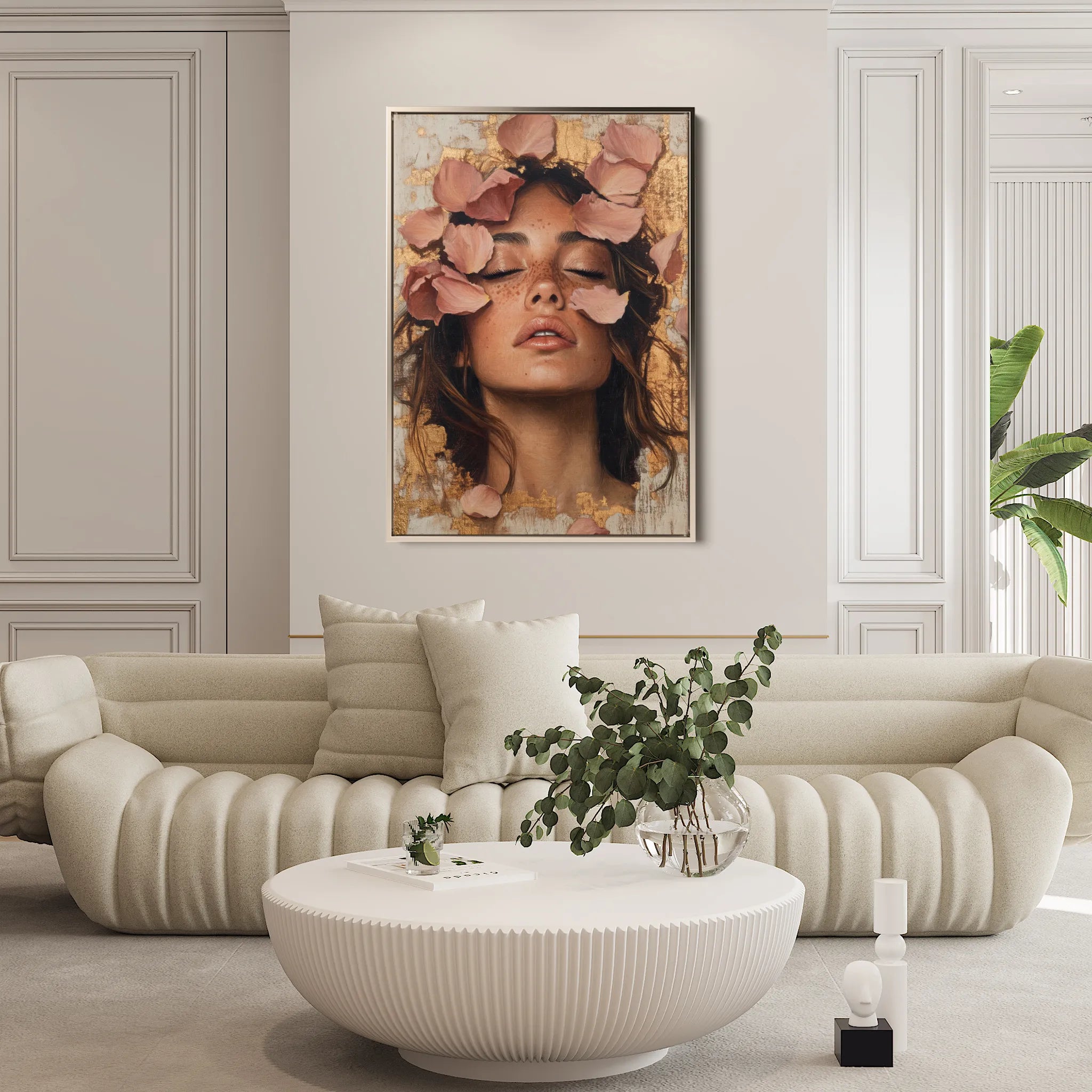 Portrait Canvas Wall Art WAD109-P 90 x 60 cm / Stretched on hidden frame