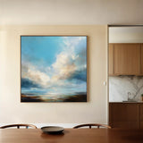 Abstract 1090 Canvas Art 60 x 60 cm / Stretched on hidden frame