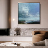 Abstract 1091 Canvas Art 60 x 60 cm / Stretched on hidden frame